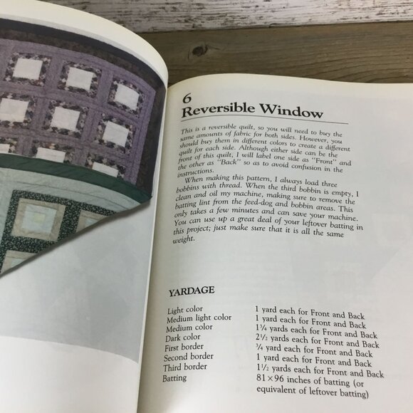 Country Quilts In A Day By Fran Roen Softcover Book 1991 - Picture 6 of 6